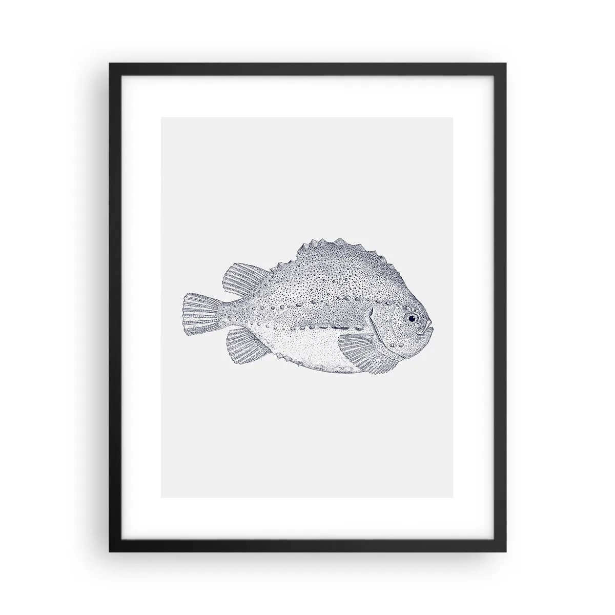 Plakát v černém rámu - Do alba přírodovědce - 40x50 cm