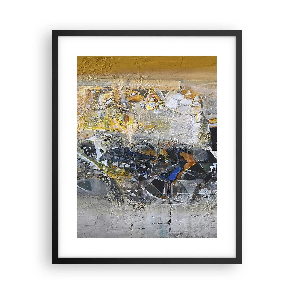 Plakát v černém rámu - Všechno se podaří - 40x50 cm