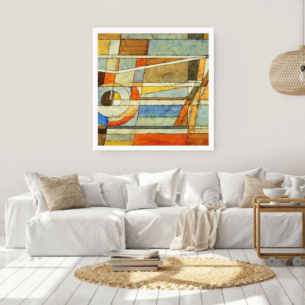 Plakát - Kubismus na stavbě - 40x40 cm