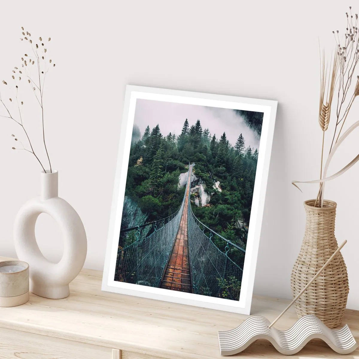 Plakát v bílém rámu - Pouze pro orly - 70x100 cm