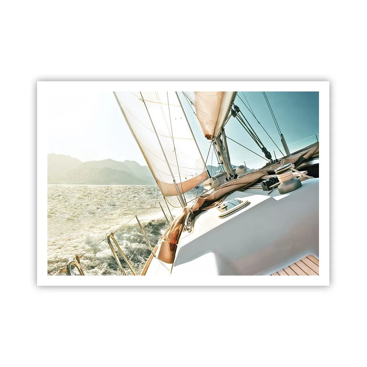 Plakát - Pod plnými plachtami - 100x70 cm