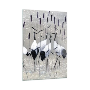 Obraz na skle - Mezi svými - 50x70 cm