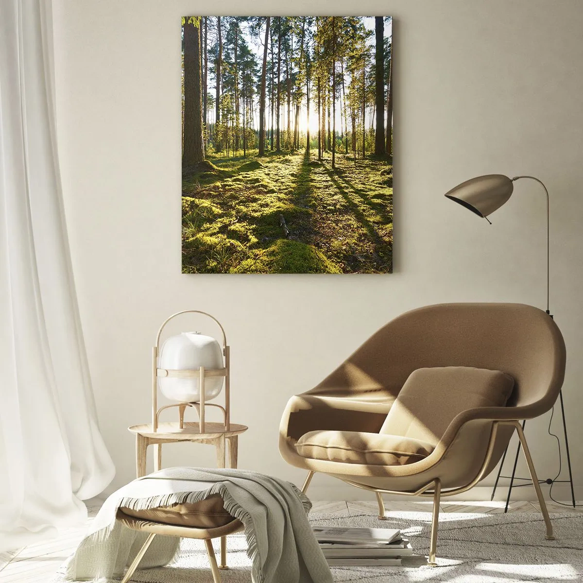 Obraz na skle - …Za sedmero lesy - 50x70 cm
