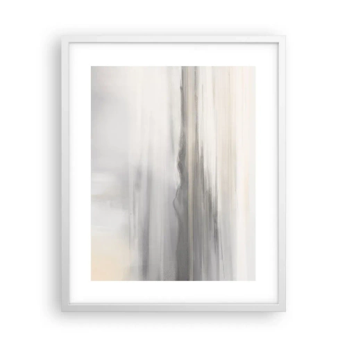 Plakát v bílém rámu - Zamyšlená dálka - 40x50 cm