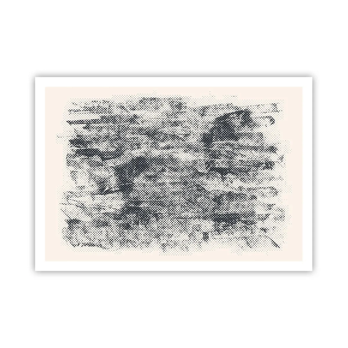 Plakát - Mlžná kompozice - 100x70 cm