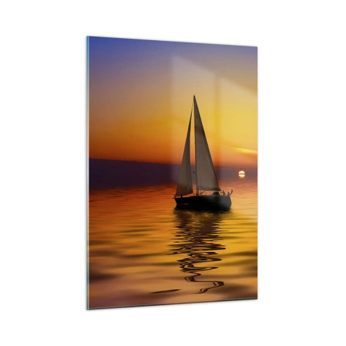 Obraz na skle - Jak je tu za soumraku ticho… - 50x70 cm