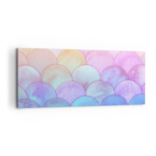 Obraz na plátně - Perleťová šupina - 100x40 cm