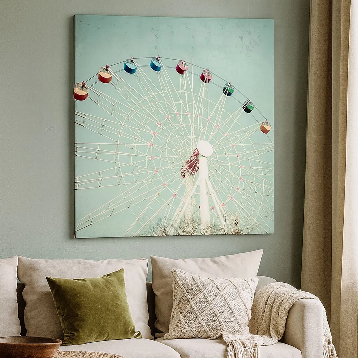 Obraz na plátně - Zveme vás k zábavě - 30x30 cm