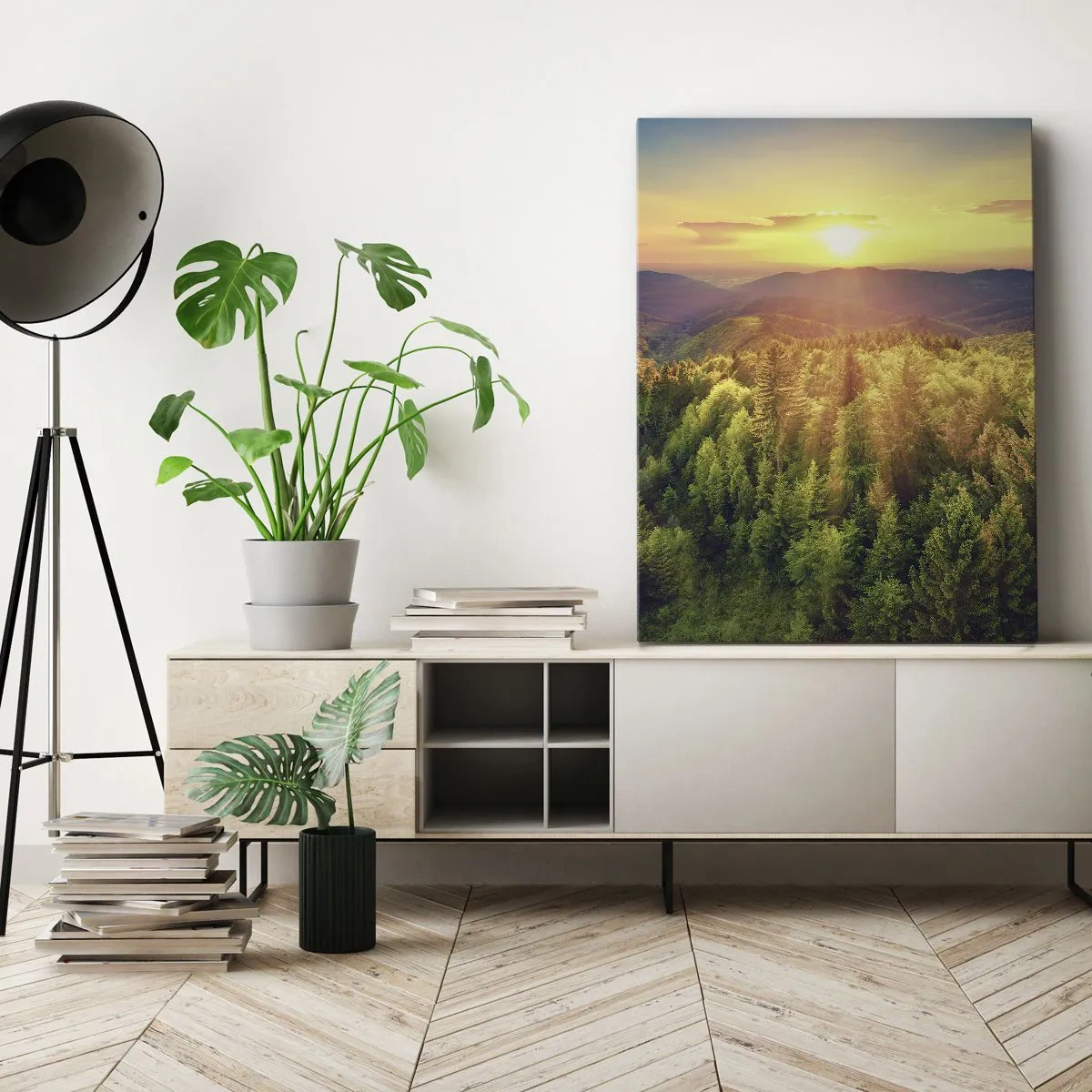 Obraz na plátně - Vrcholky a vrcholy - 50x70 cm