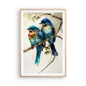 Plakát v rámu světlý dub - Urazil se? - 61x91 cm