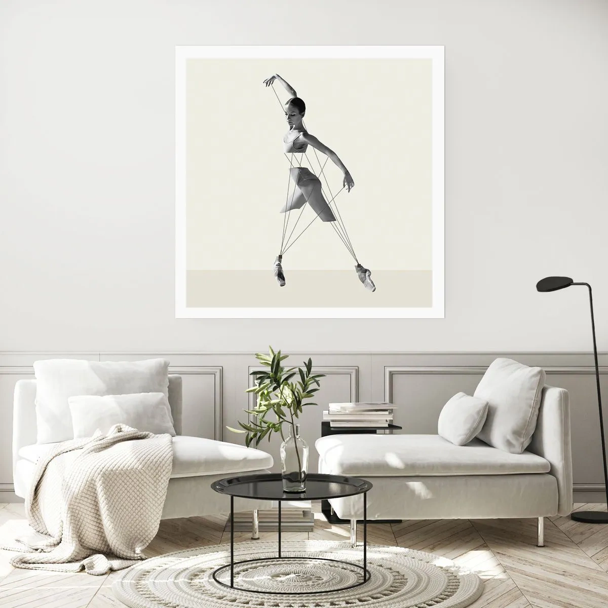 Plakát - V divadle světa - 40x40 cm