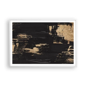 Plakát v bílém rámu - Stopa doteku - 100x70 cm