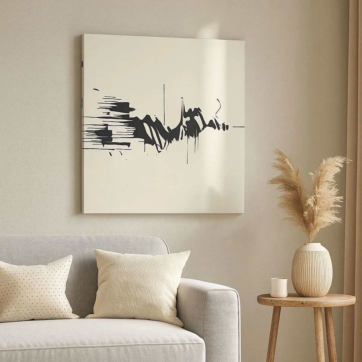 Obraz na plátně - Spěšná abstrakce - 30x30 cm