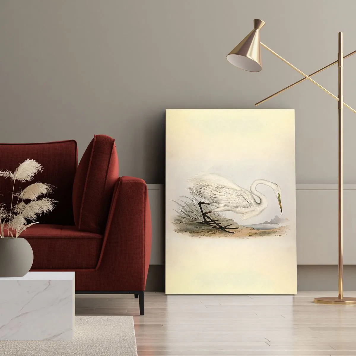 Obraz na plátně - Paní rákosin - 50x70 cm