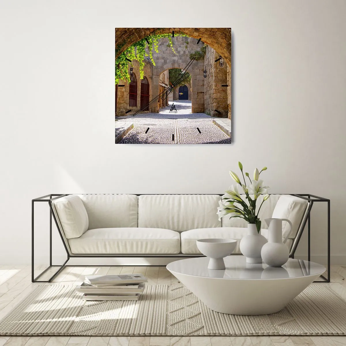 Nástěnné hodiny - Brzy se objeví družina - 40x40 cm