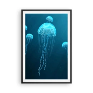 Plakát v černém rámu - Oceánský tanec - 61x91 cm