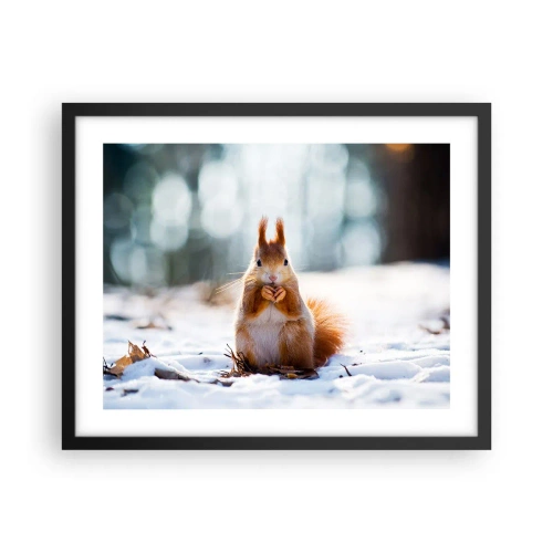 Plakát v černém rámu - Co se tak díváš? - 50x40 cm