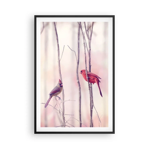 Plakát v černém rámu - Příběh růžového lesa - 61x91 cm