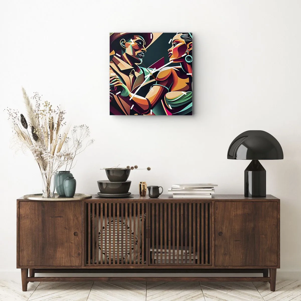 Nástěnné hodiny - V rytmu srdce - 30x30 cm