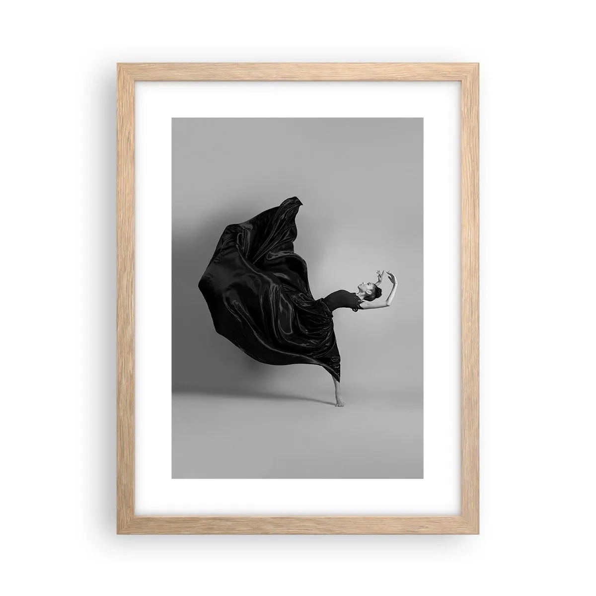 Plakát v rámu světlý dub - Okřídlený hudbou - 30x40 cm