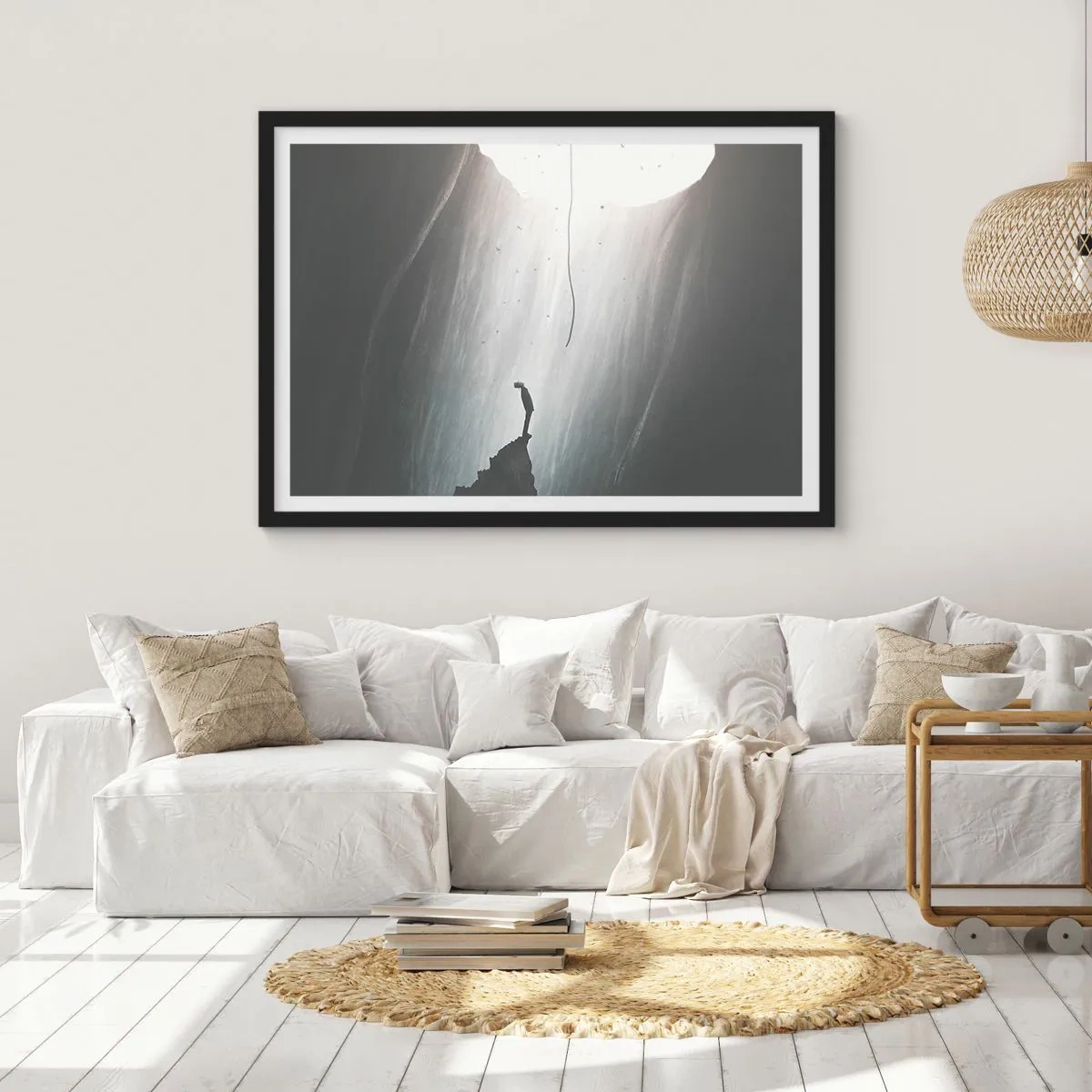 Plakát v černém rámu - Vždycky máte na výběr - 70x50 cm