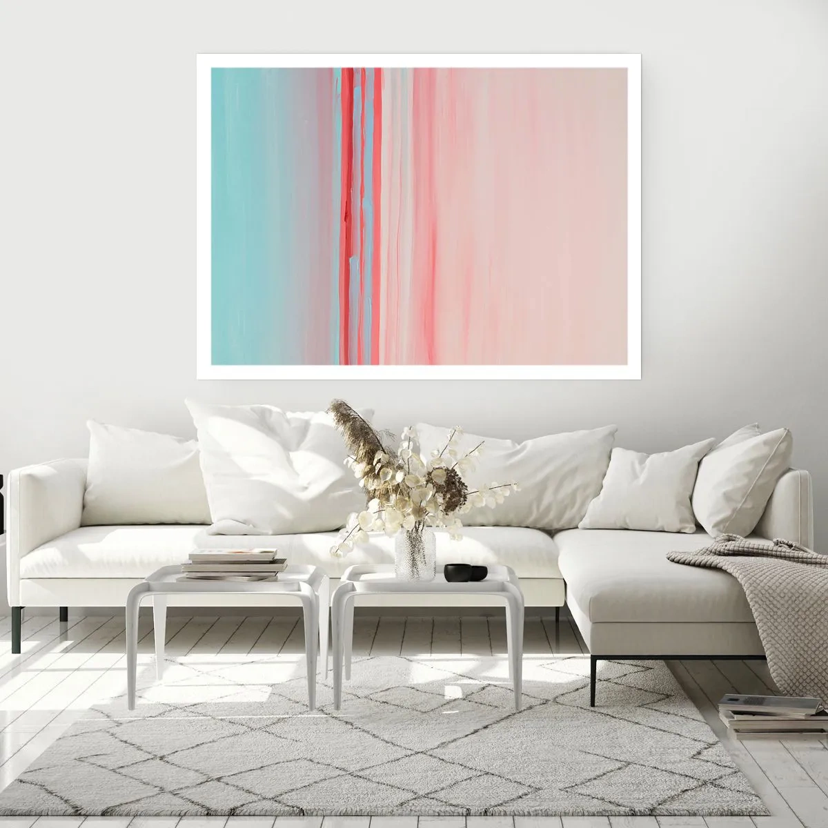 Plakát - Abstrakce za úsvitu - 91x61 cm