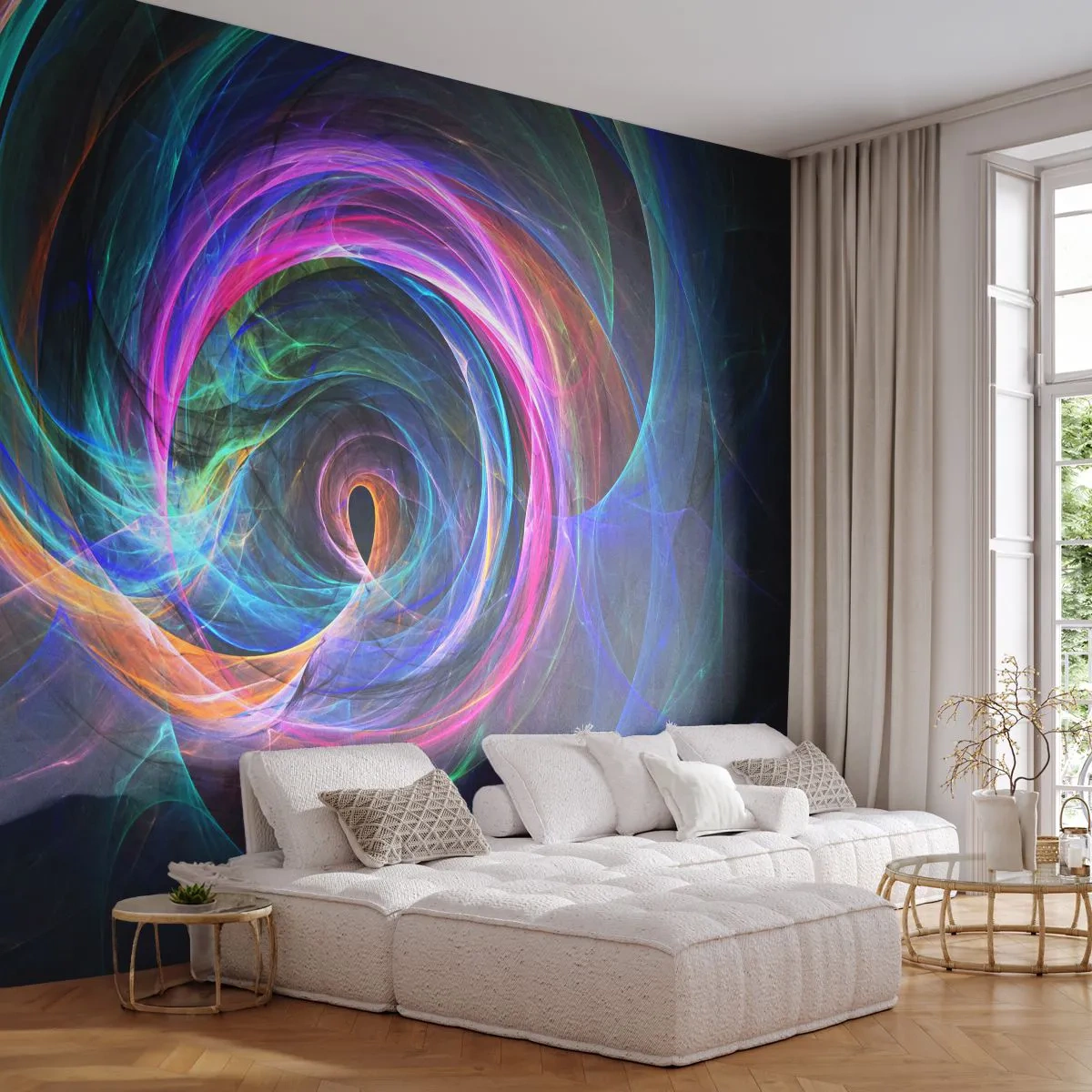 Fototapeta Samolepicí Deluxe Sticker - Kam mě vedeš? - Abstrakce, Kus, Vír - 250x175 cm