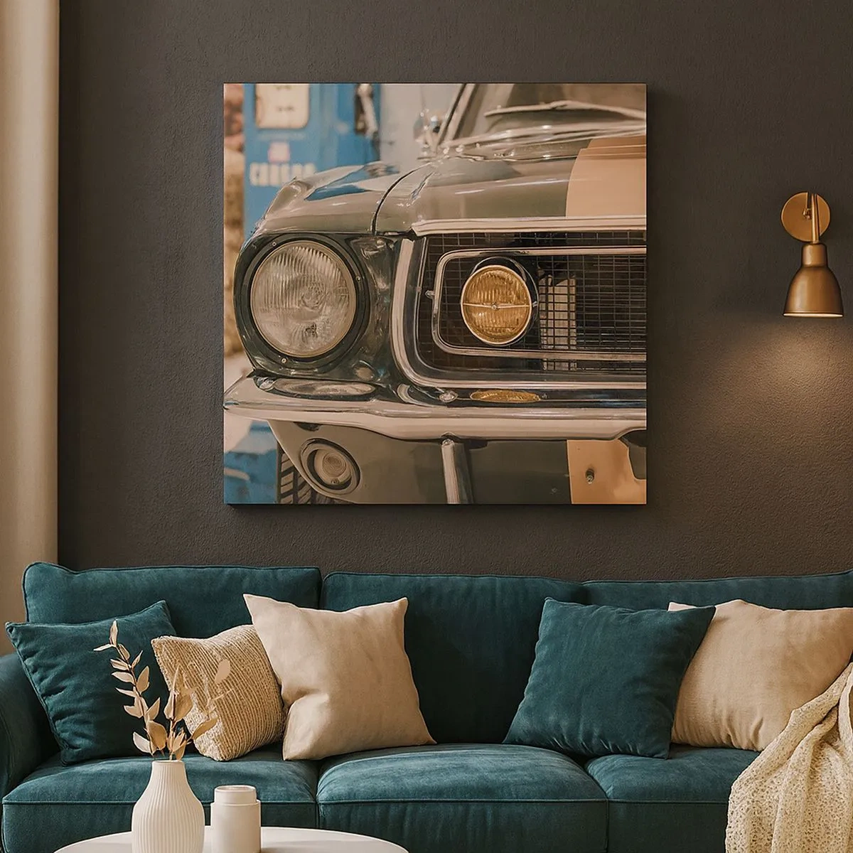 Obraz na plátně - Setkání s legendou - 30x30 cm