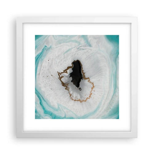 Plakát v bílém rámu - Proniknout dovnitř - 30x30 cm