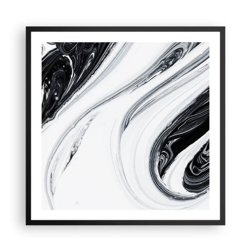 Plakát v černém rámu - Spojení protikladů - 60x60 cm