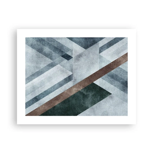 Plakát - Sofistikovaná elegance geometrie - 50x40 cm