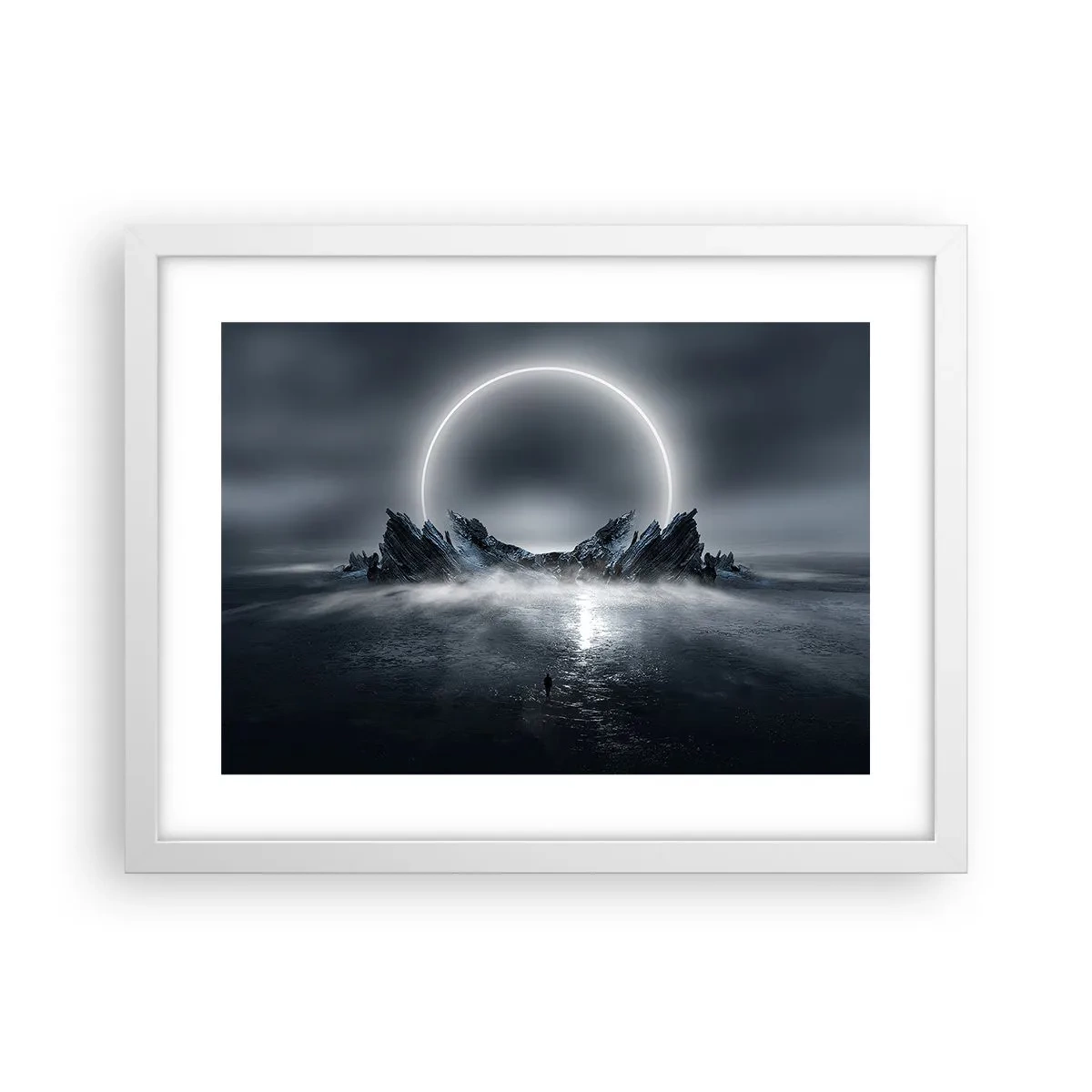 Plakát v bílém rámu - Finále příběhu - 40x30 cm