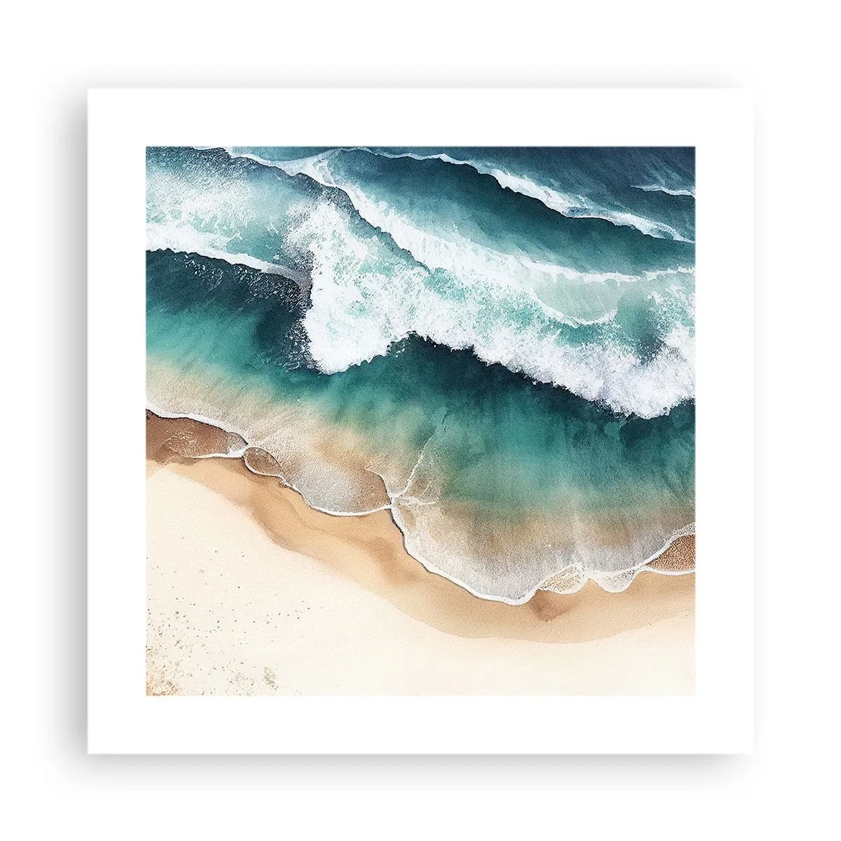 Plakát - Odvěké setkání - 40x40 cm