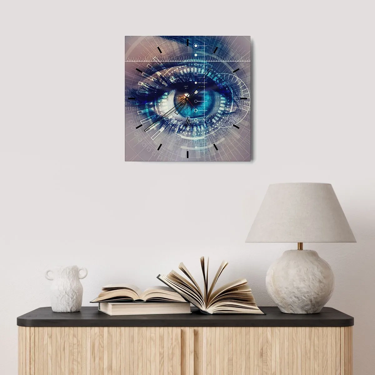 Nástěnné hodiny - Myslíš si, že mě znáš - 40x40 cm