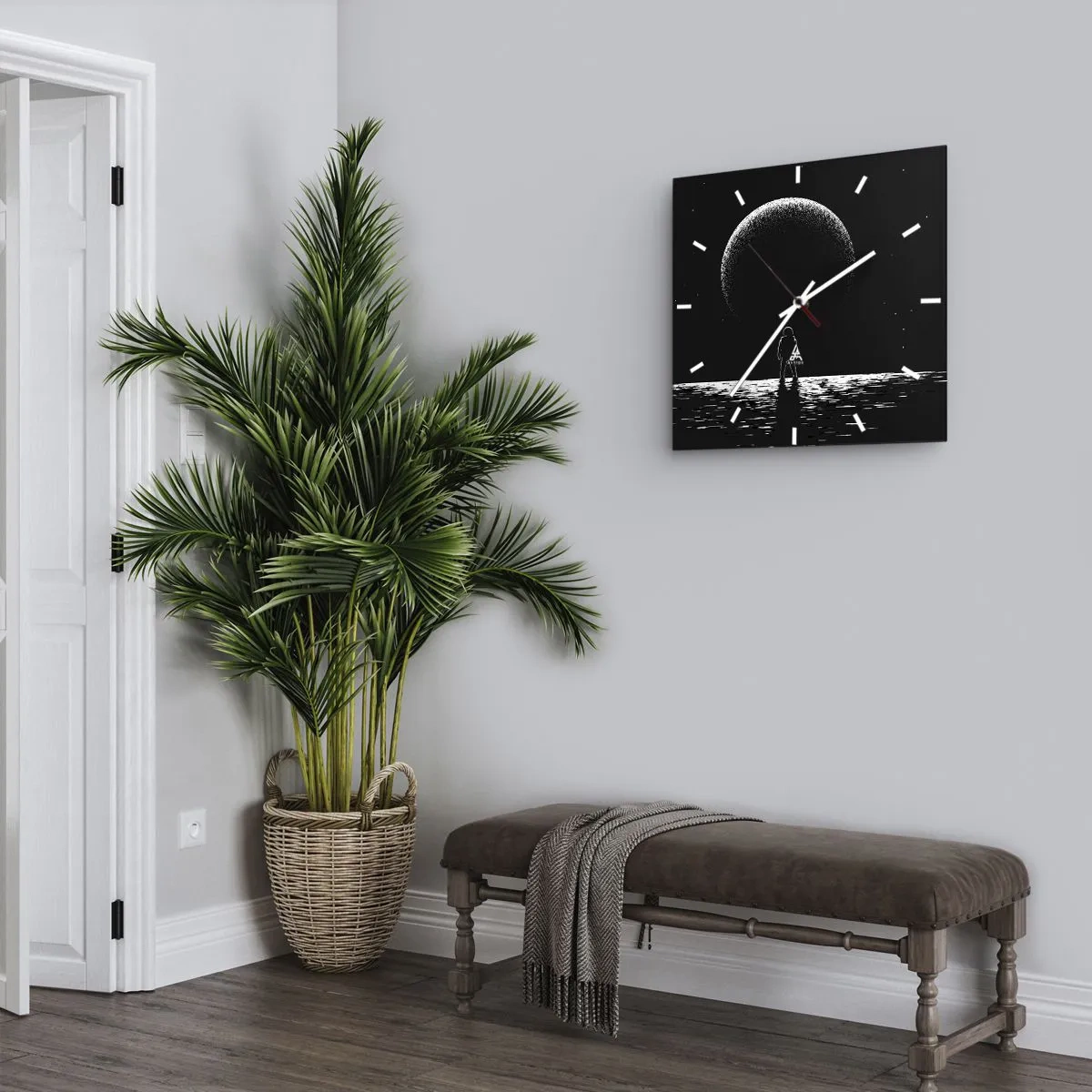 Nástěnné hodiny - Tváři v tvář - 30x30 cm