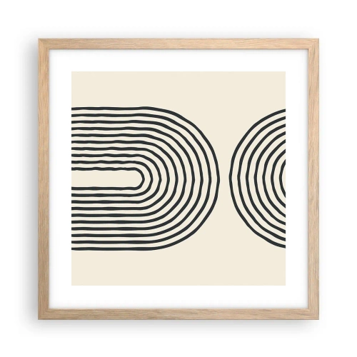 Plakát v rámu světlý dub - Již brzy… - 40x40 cm