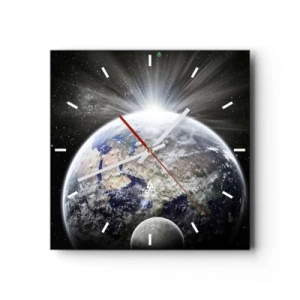 Nástěnné hodiny - V plném lesku - 40x40 cm