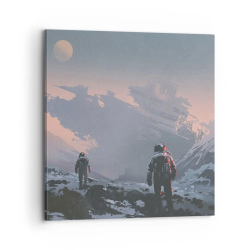 Obraz na plátně - Pod neznámou hvězdou - 70x70 cm