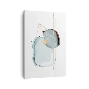 Obraz na plátně - Studie kapky - 70x100 cm