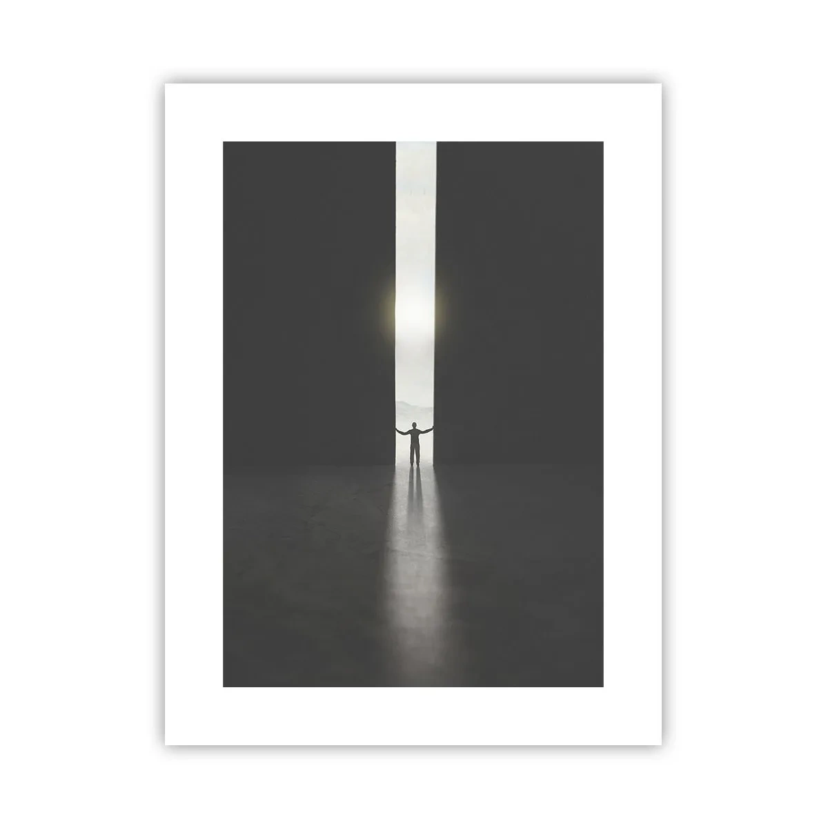 Plakát - Krok ke světlé budoucnosti - 30x40 cm