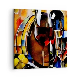 Obraz na plátně - I svět dostává barvy - 60x60 cm
