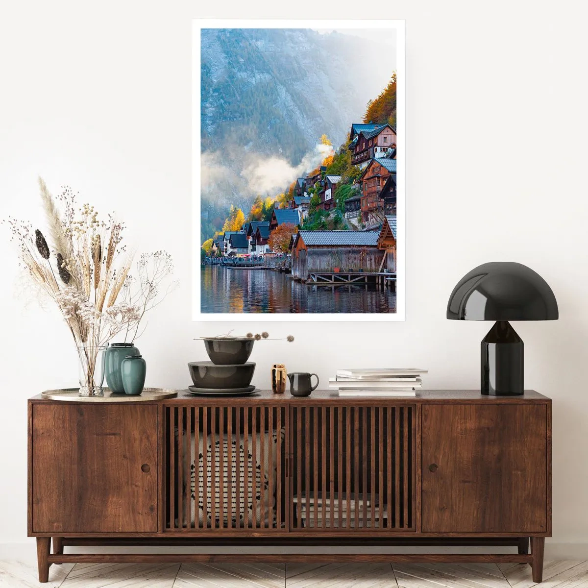 Plakát - Alpská krajina - 40x50 cm