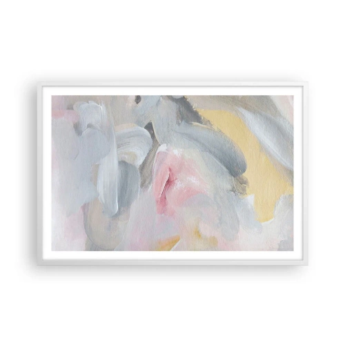 Plakát v bílém rámu - V pastelovém světě - 91x61 cm