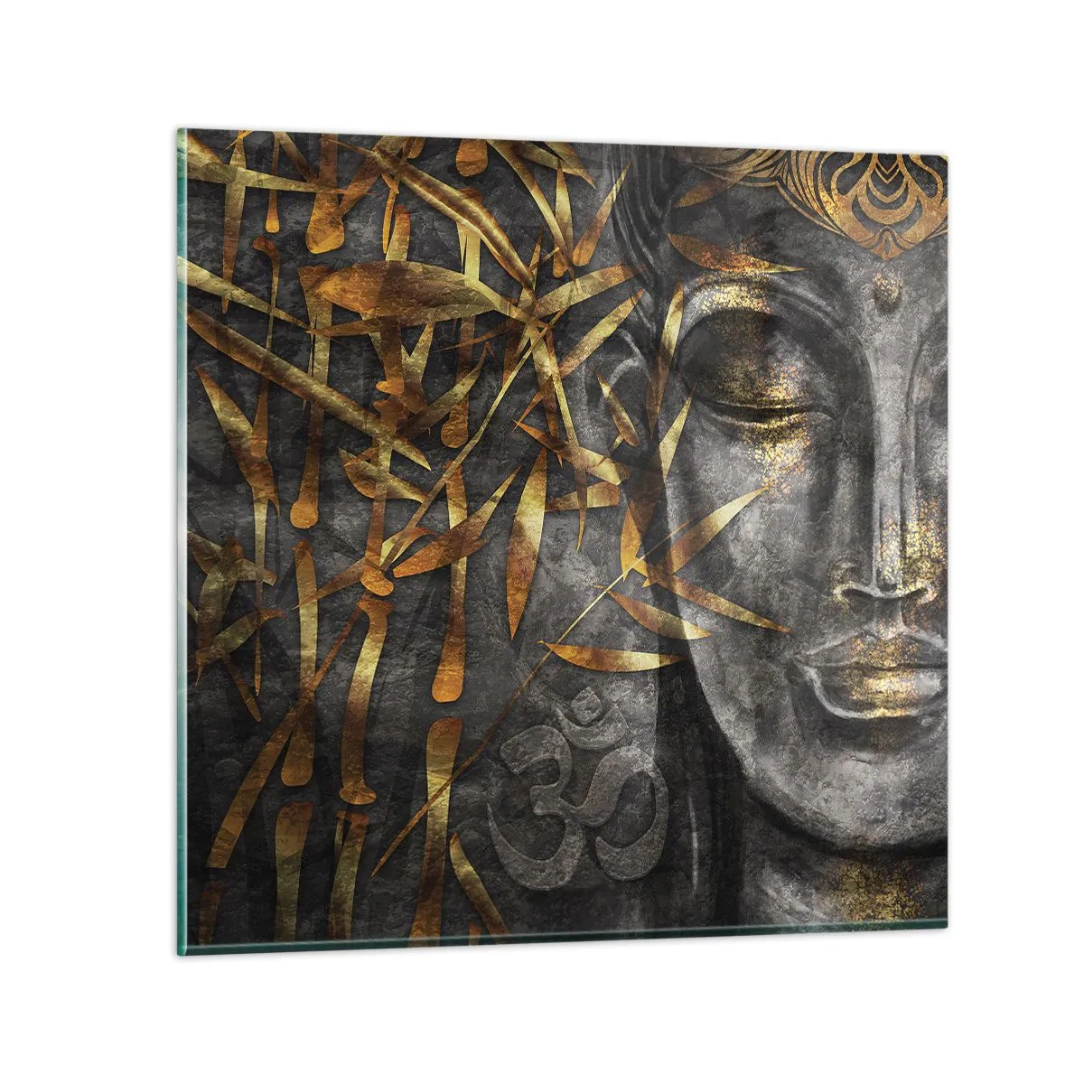 Obraz na skle - Pociťte klid - 30x30 cm