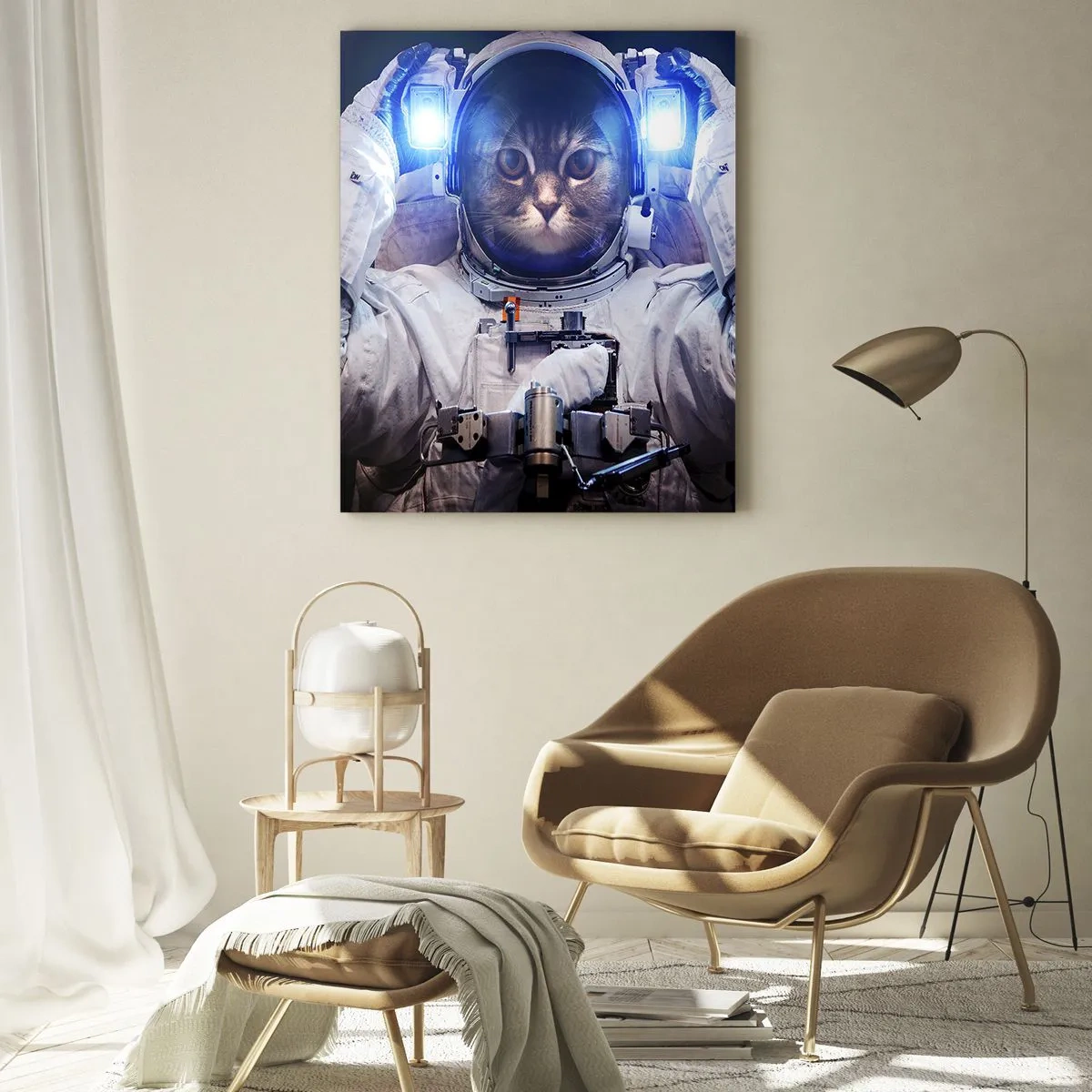 Obraz na skle - Houston, máte problém - 50x70 cm