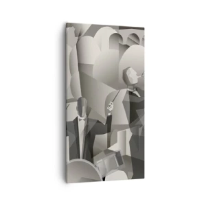 Obraz na plátně - V prostoru zvuků - 55x100 cm