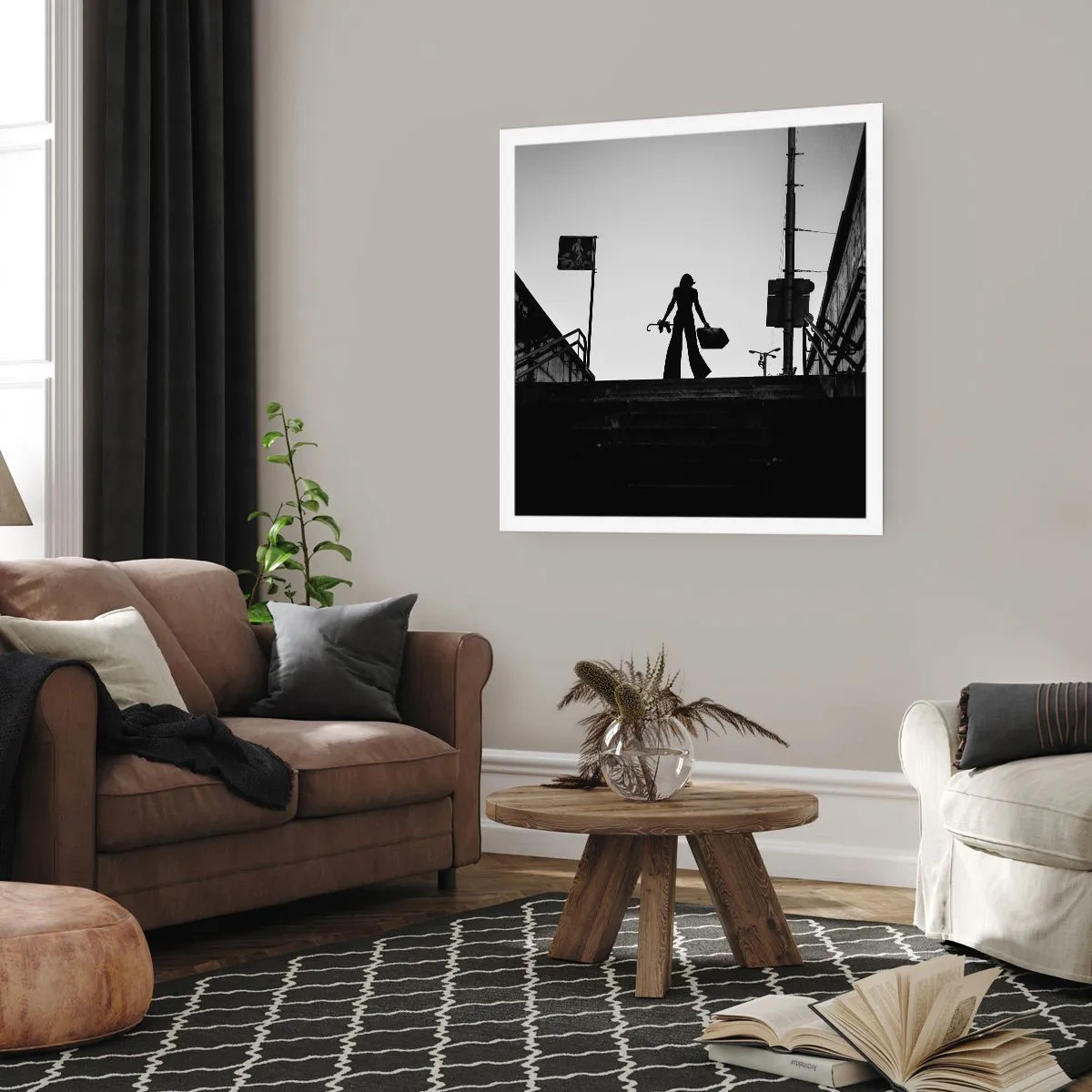 Plakát - Městská cesta - 40x40 cm