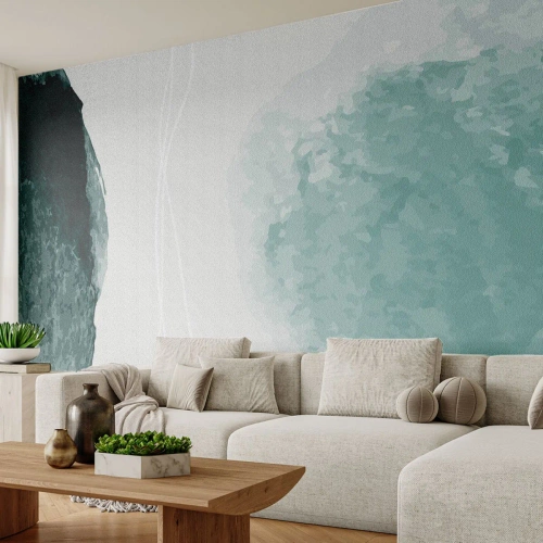 Fototapeta Premium Sand - Setkání s mlhou - Moderní, Minimalistický, Abstrakce - 300x210 cm