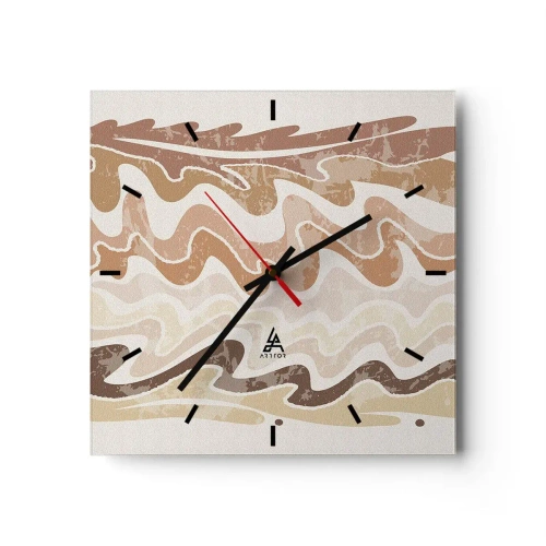 Nástěnné hodiny - Dobrá energie – dobré emoce - 40x40 cm