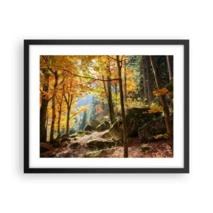 Plakát v černém rámu - Čas na odpočinek - 50x40 cm